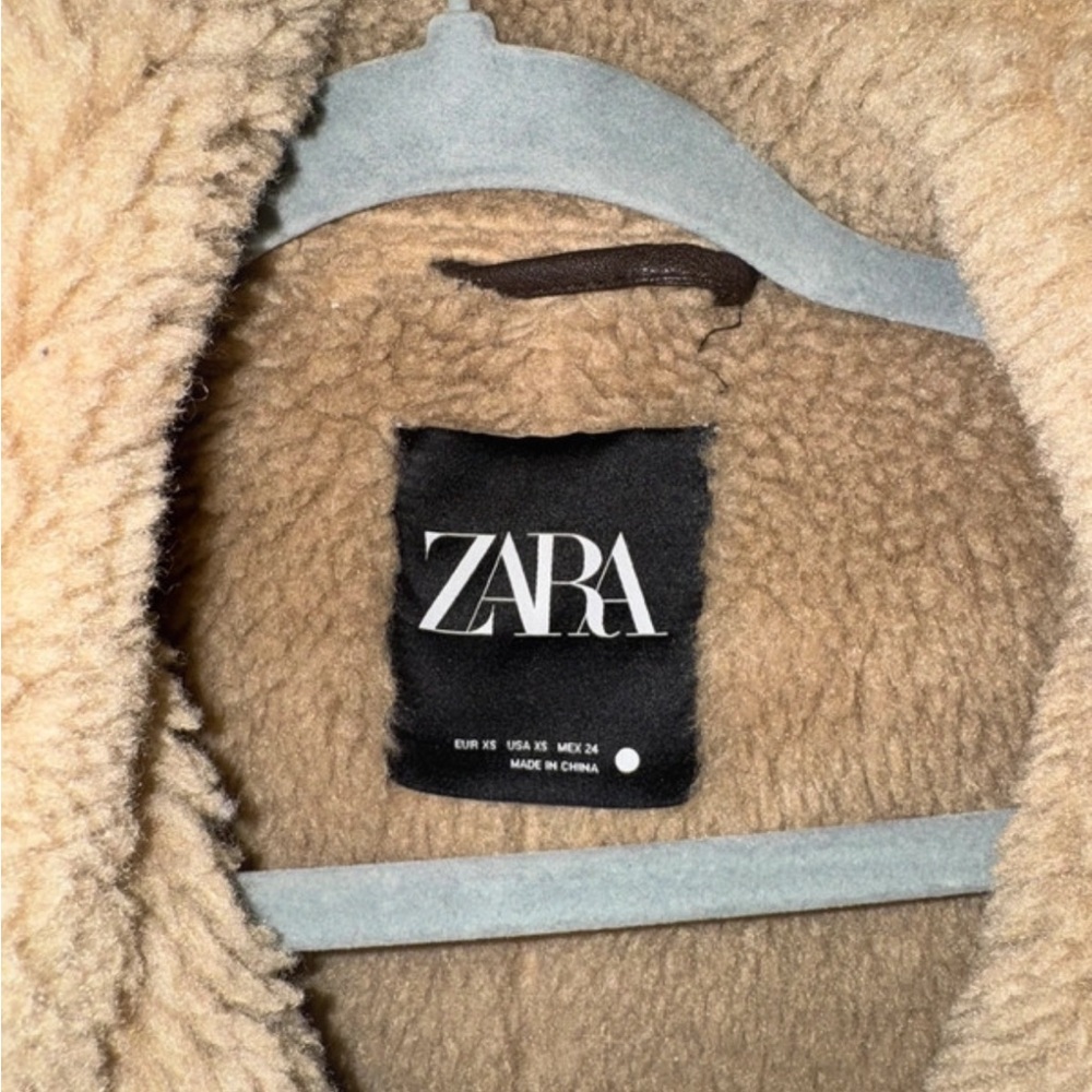 Zara Double Faced Leather Jacket